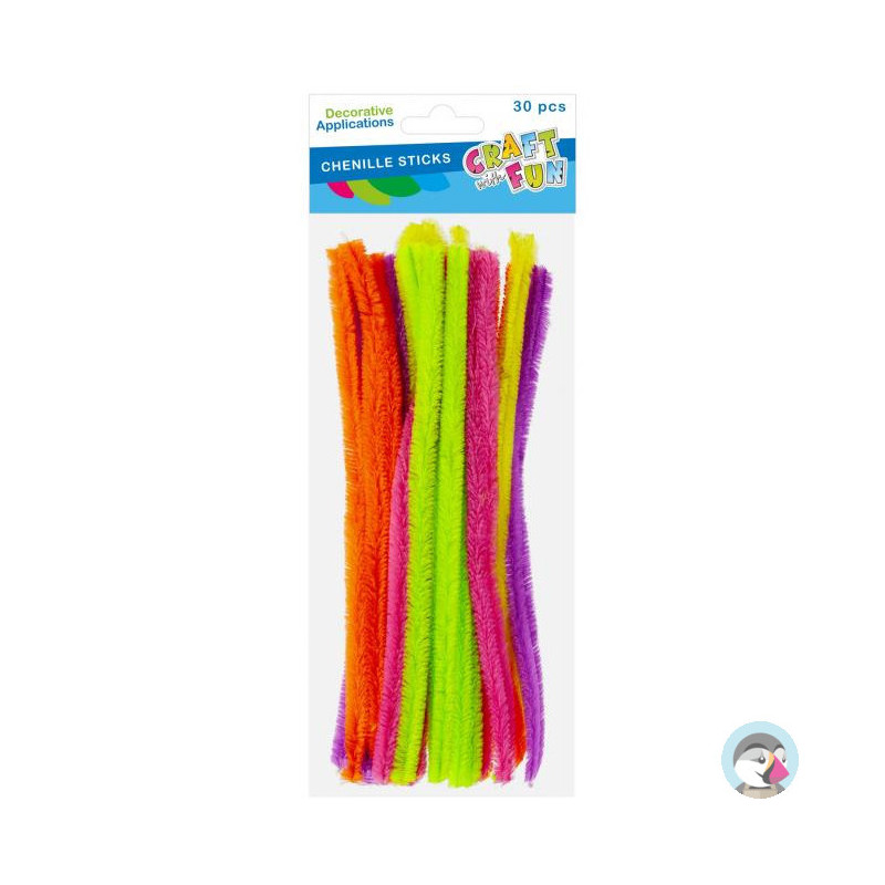 Druciki kreatywne mix kolorów 30cm op. 30szt. 567266 CRAFT WITH FUN