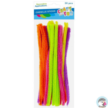 Druciki kreatywne mix kolorów 30cm op. 30szt. 567266 CRAFT WITH FUN