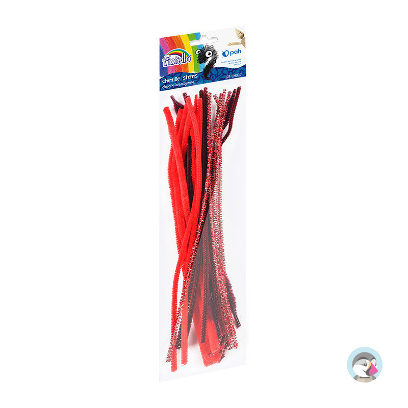 Druciki kreatywne 30cm czerwone (20szt.) GR-CH017 FIORELLO 170-2612