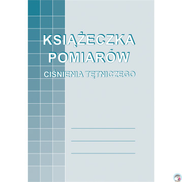 M-910-5 Książeczka pomiaru ciśnienia tętniczego Michalczyk i Prokop