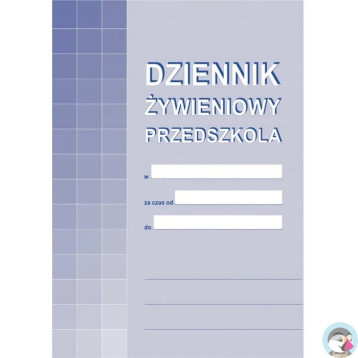 A-10-1 Dziennik żywieniowy prz edszkola