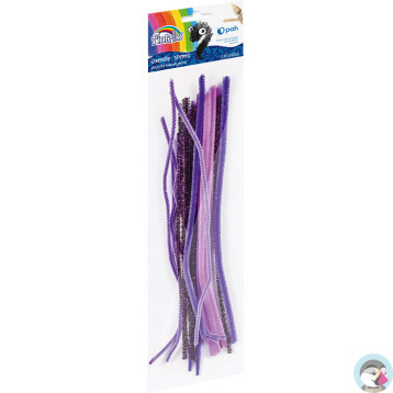 Druciki kreatywne 30cm fioletowe (20) GR-CH020 FIORELLO 170-2613