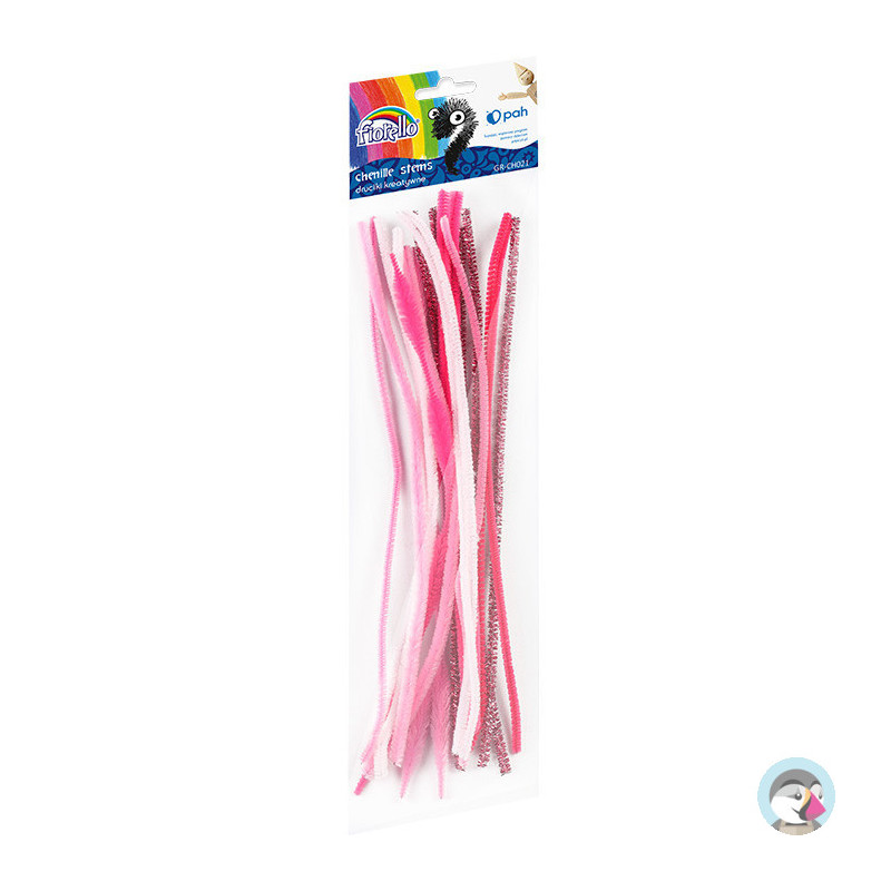 Druciki kreatywne 30cm różowe (20) GR-CH021 FIORELLO 170-2615