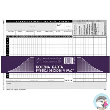 508-3 Roczna karta obec.A5a&acute 50 Michalczyk i Prokop