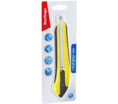 Nóż biurowy 18mm Razzor 300 żółty 330398 BERLINGO