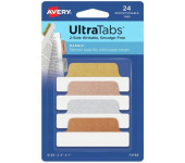 Zakładki indeksujące samoprzylepne 63,5x25,4mm metaliczne z wzorem Ultra Tabs 74786 AVERY ZWECKFORM