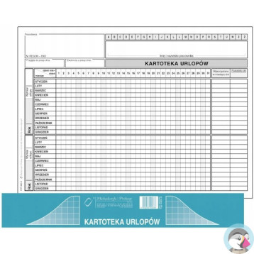 525-3 KU Kartoteka urlop.A5(20 MICHALCZYK I PROKOP