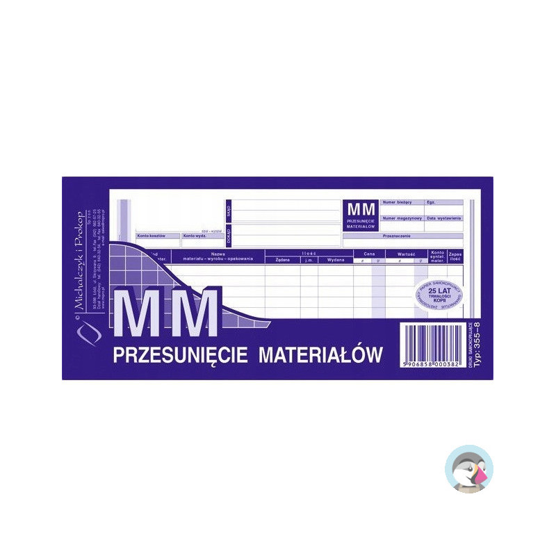 355-8 MM Przesu.międzymag.wielokopia 1/3 A4 MICHALCZYK I PROKOP