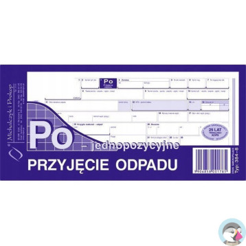 384-8 Przyjęcie odpadu jednopozycyjne Michalczyk i Prokop