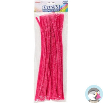 Druciki kreatywne dr19 różowe 30cm (40) BREWIS