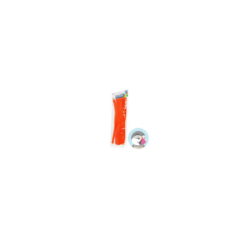 Druciki kreatywne dr23 pomarańczowe neon 30cm (40) BREWIS