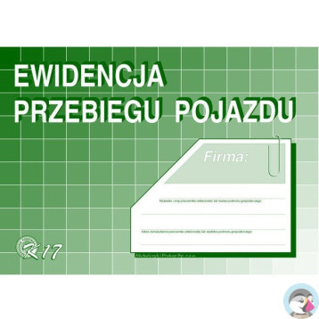K17 Ewidencja przebiegu pojazdu (bez kosztów) A5 Michalczyk i Prokop