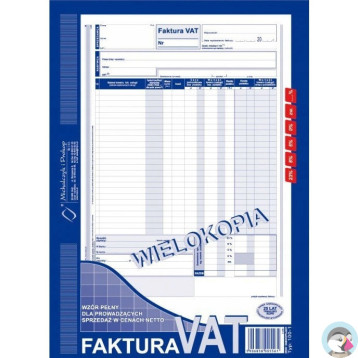 100-1N/E Faktura VAT A4-wielokopia Michalczyk i Prokop