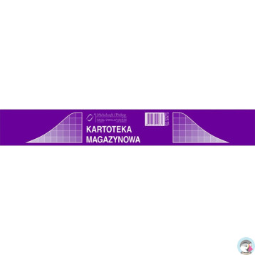 344-3 Kartoteka magazynowa MICHALCZYK&PROKOP A5 50 kartek