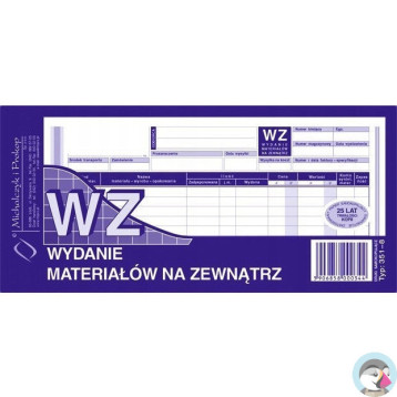 351-8 WZ wydanie materiałów na zewnątrz 1/3A4 80 kartek Michalczyk i Prokop