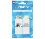 Zakładki indeksujące samoprzylepne 25,4x38,1mm srebrne holograficzne Ultra Tabs 74178 AVERY ZWECKFORM