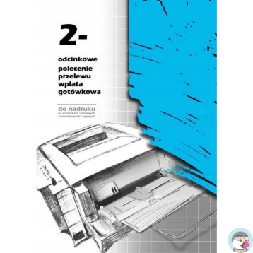 F-110-2 2-odcinkowe polecenie przelewu MICHALCZYK&PROKOP A4 100 kartek