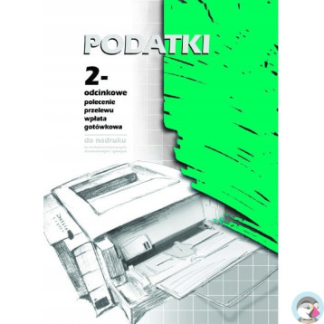 F-130-2 Podatki 2-odcinkowe polecenie przelewu A4 100 kartek MICHALCZYK