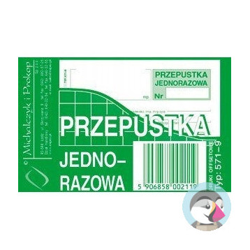 571-9 PJ Przepust.jednor.A7(80 MICHALCZYK I PROKOP