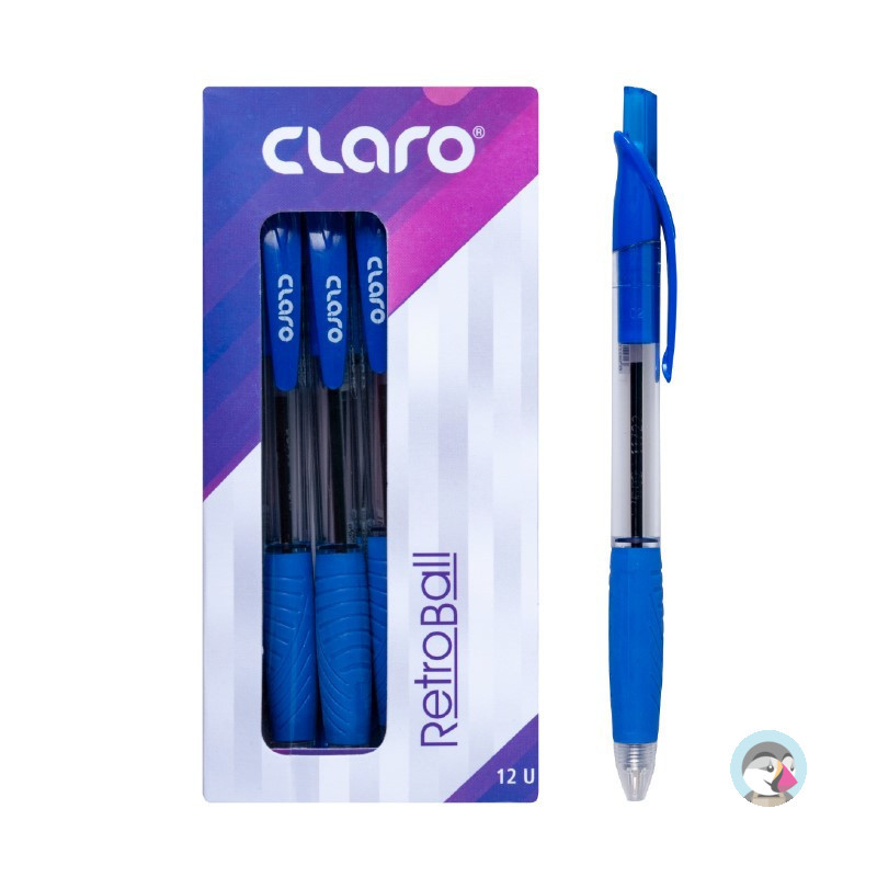 Długopis automatyczny CLARO RETRO BALL 0,7mm niebieski