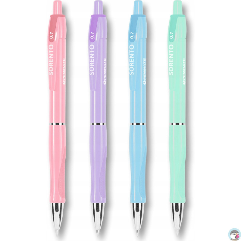 Długopis SORENTO pastelowy 0,7 wkład niebieski TT8307 PENMATE