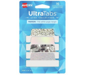 Zakładki indeksujące samoprzylepne 63,5x25,4mm srebrne holograficzne Ultra Tabs 74179 AVERY ZWECKFORM