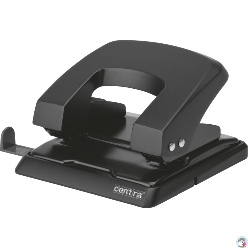 Dziurkacz czarny 30 kartek metalowy 623667 CENTRA