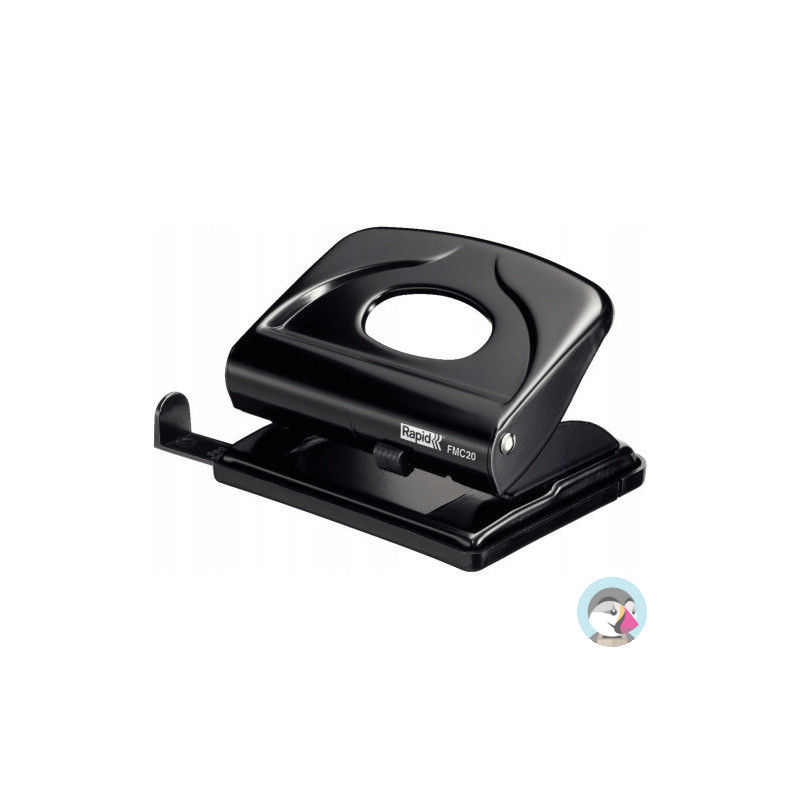 Dziurkacz mały metalowy FMC20 RAPID czarny 20 kartek 21835401