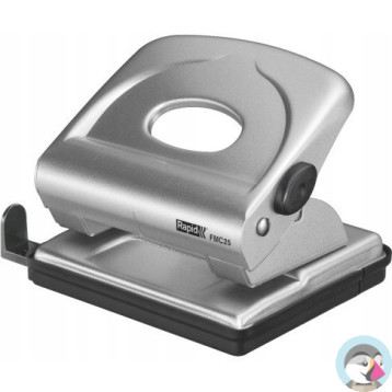 Dziurkacz metalowy FMC25 RAPID srebrny do 30kartek 21835502
