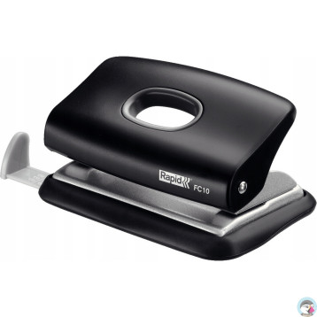 Dziurkacz mini FC10 RAPID 24-26/6 do 10kartek czarny 23638501