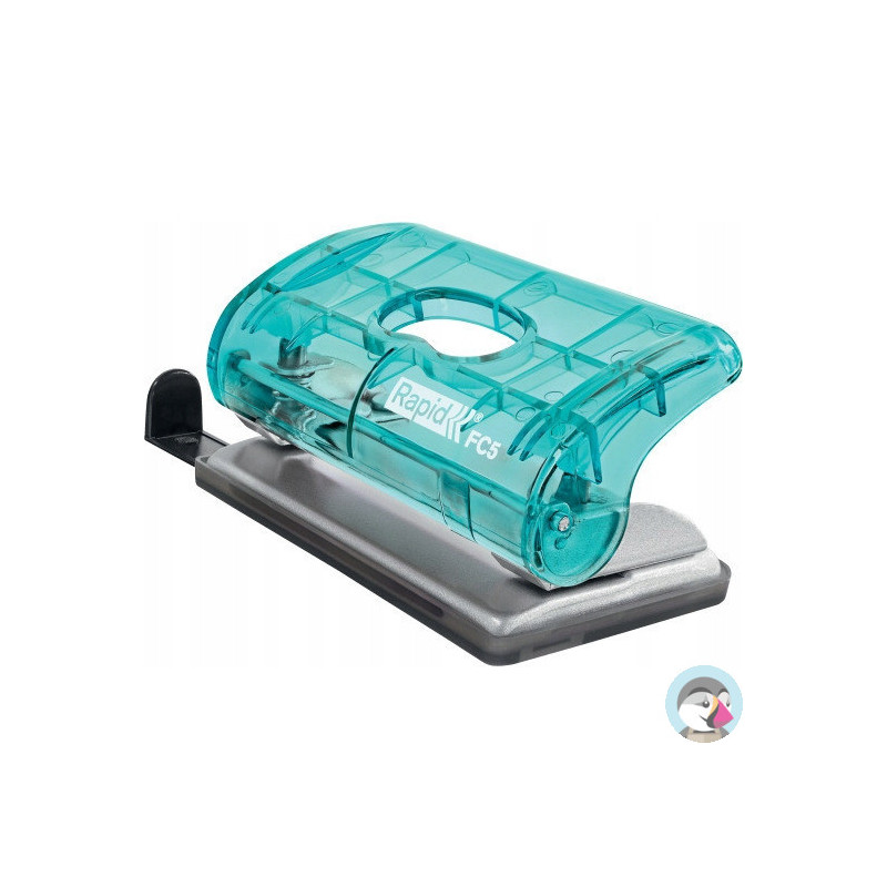 Dziurkacz mini RAPID COLOURICE FC5 niebieski 5001332