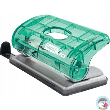 Dziurkacz mini RAPID COLOURICE FC5 zielony 5001331
