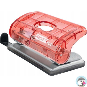 Dziurkacz mini Rapid Colour`Breeze FC5 10 kartek koralowy 5001533 RAPID