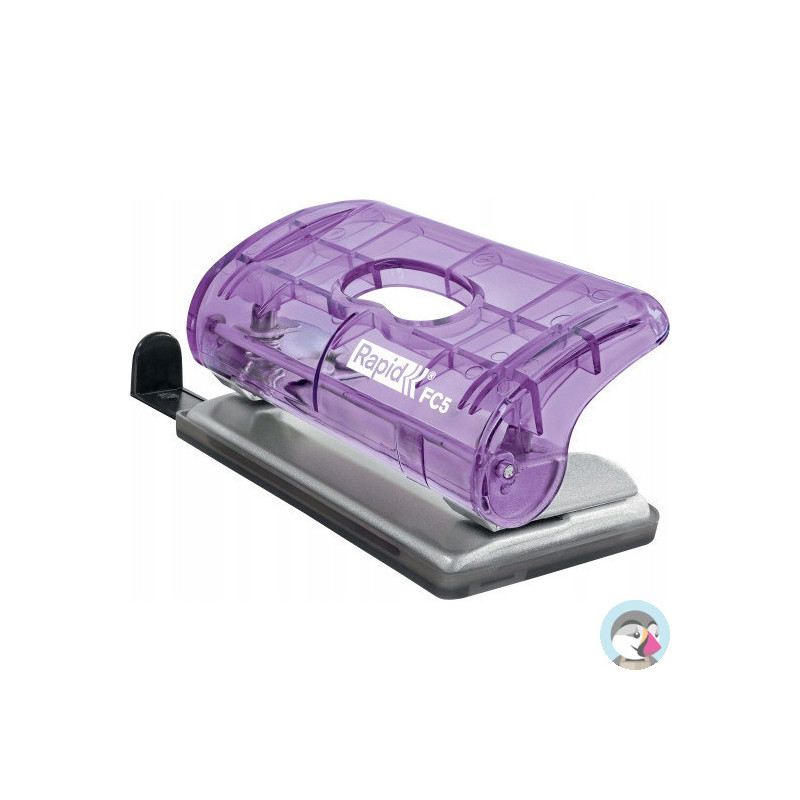 Dziurkacz mini Rapid Colour`Breeze FC5 10 kartek lawendowy 5001534 RAPID