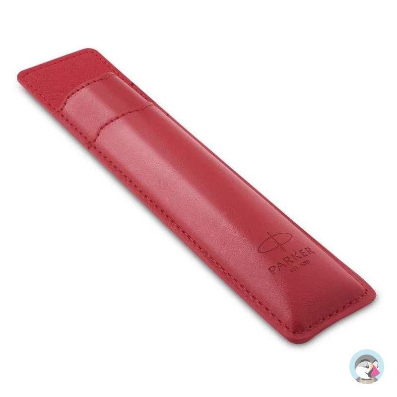 Etui skóropodobne PARKER pojedyncze na pióro lub długopis czerwone SLEEVE POUCH 2216949