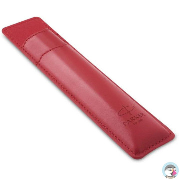 Etui skóropodobne PARKER pojedyncze na pióro lub długopis czerwone SLEEVE POUCH 2216949