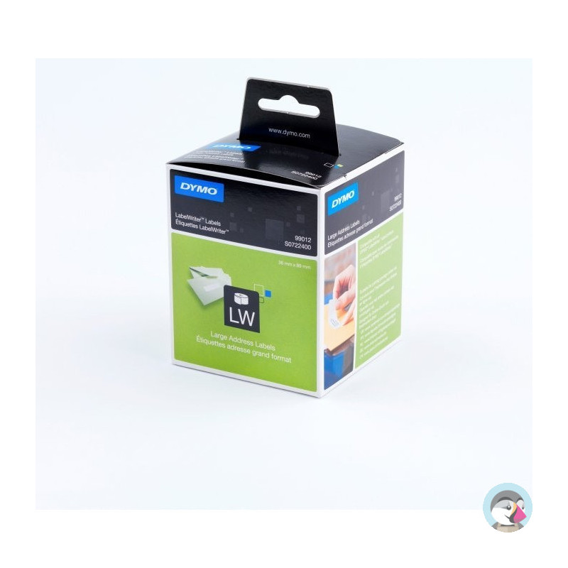 Etykiety DYMO adresowa 89x36 biała (2sztuki) 99012 S0722400