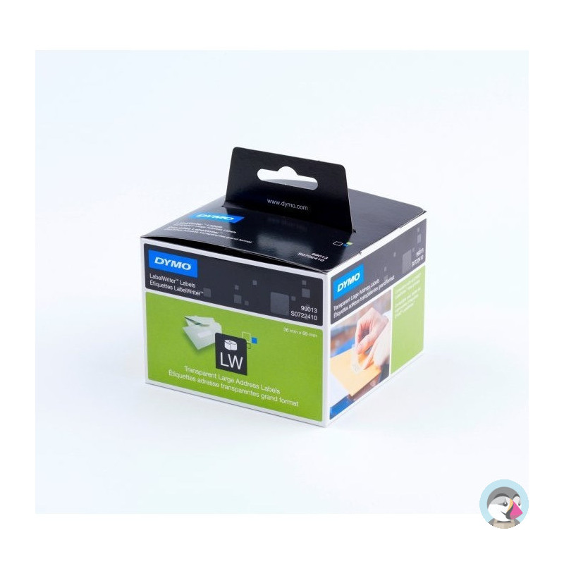 Etykiety DYMO adresowa 89x36 przezroczysty 99013 S0722410