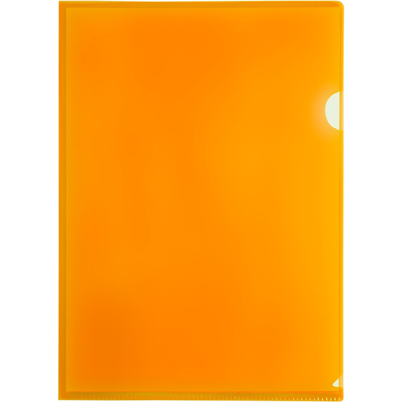 Obwoluta A4 PP L grubość 0.14mm pomarańczowa (12) BT615-P TETIS