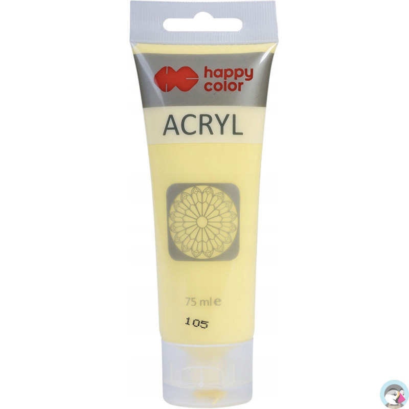 Farba akrylowa 75ml żółty pastelowy HA 7370 0075-105 Happy Color