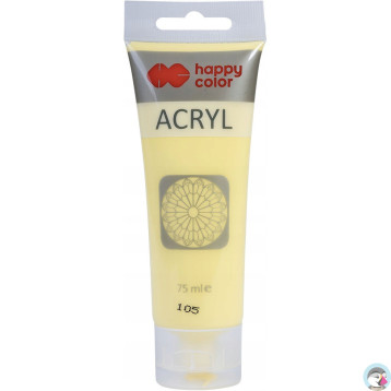 Farba akrylowa 75ml żółty pastelowy HA 7370 0075-105 Happy Color