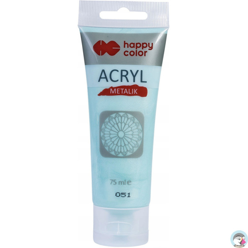 Farba akrylowa 75ml zielony miętowy HA 7370 0075-051 Happy Color