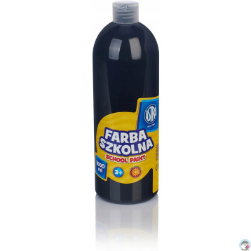 Farba plakatowa szkolna 1000ml czarna 301217055 ASTRA