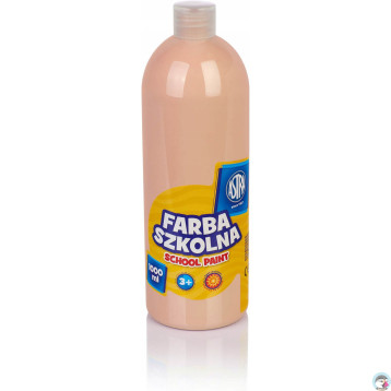 Farba plakatowa szkolna 1000ml cielista beżowa 301217062 ASTRA