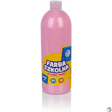 Farba plakatowa szkolna 1000ml jasna różowa 301217061 ASTRA