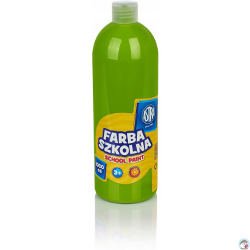 Farba plakatowa szkolna 1000ml limonkowa 301217045 ASTRA
