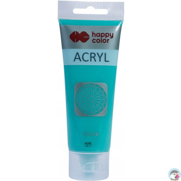 Farba akrylowa 75ml szmaragdowy HA 7370 0075-55 Happy Color