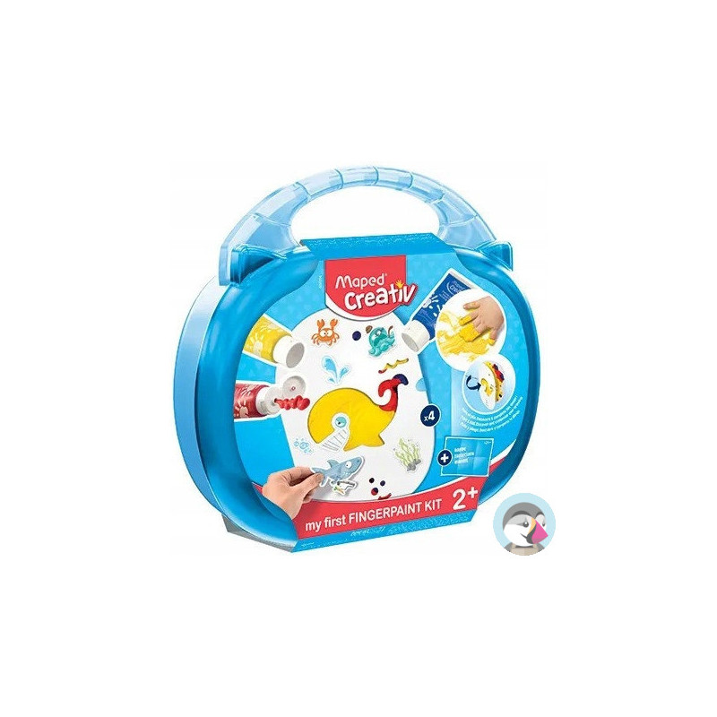 Farby do malowania palcami WALIZKA 907004 CREATIV MAPED