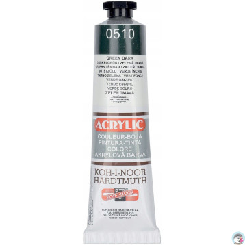 Farba akrylowa 162720 ciemnozielona 40ml. KOH-I-NOOR