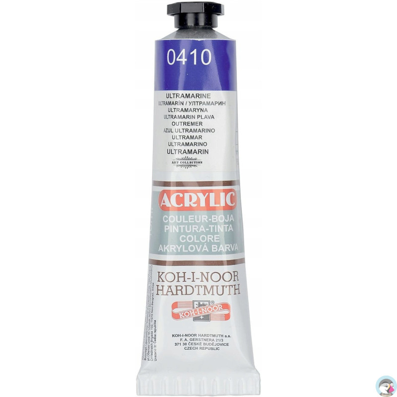 Farba akrylowa 162717 ultramaryna 0410 40ml. KOH-I-NOOR